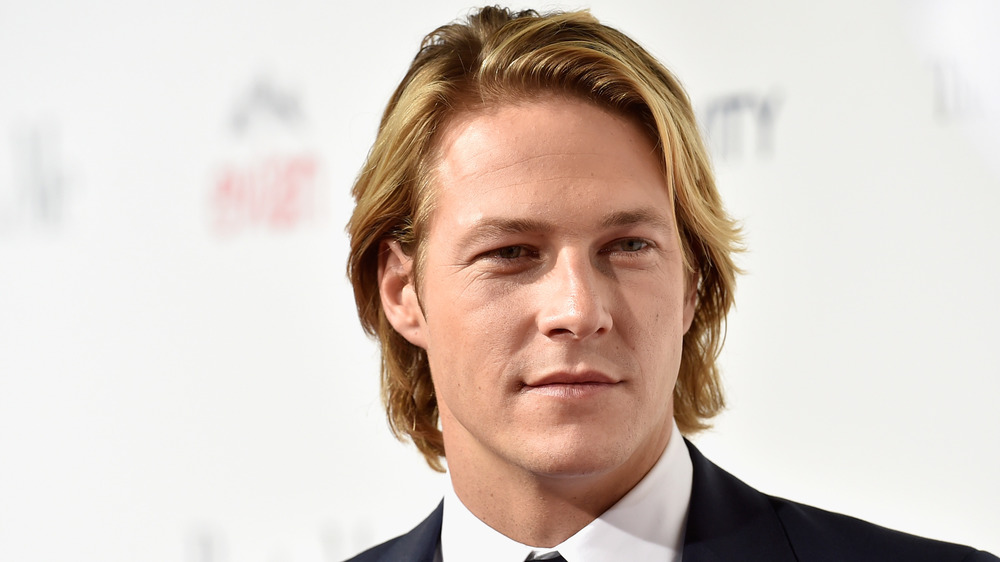 Luke Bracey at an LA premiere