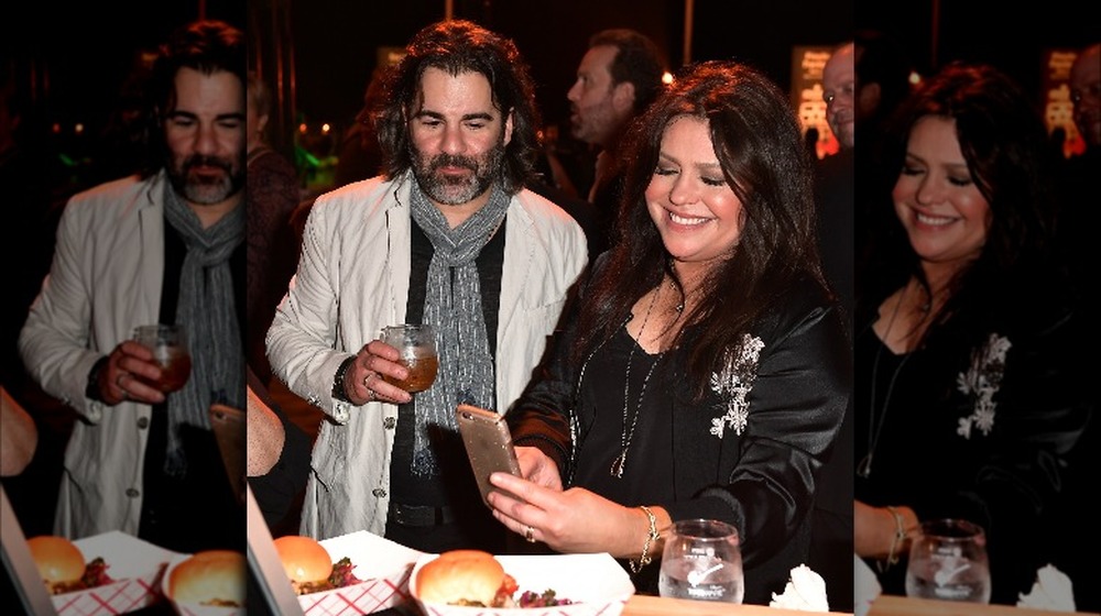 John Cusimano and Rachael Ray attend a party