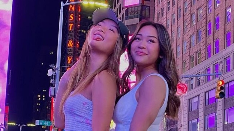 Sunisa Lee and Shyenne Lee in New York