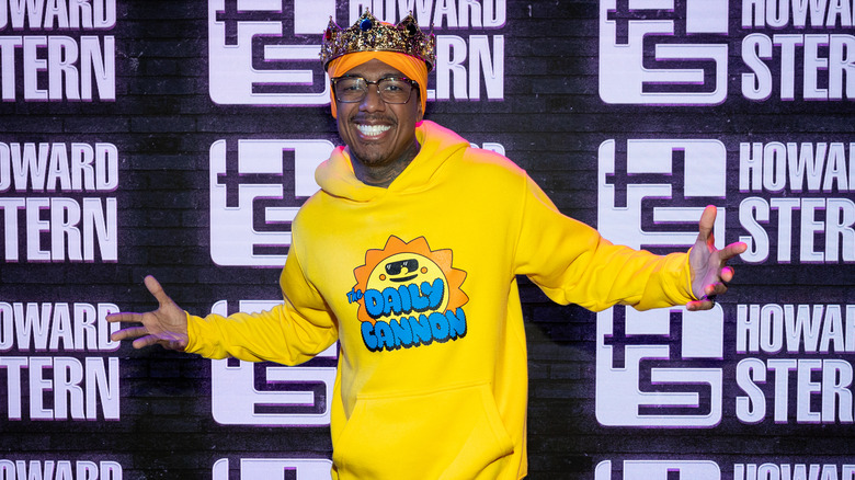 Nick Cannon yellow hoodie