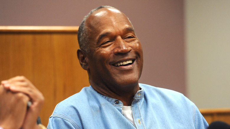 OJ Simpson at a hearing