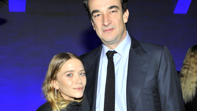 Olivier Sarkozy and Mary-Kate Olsen pose for picture