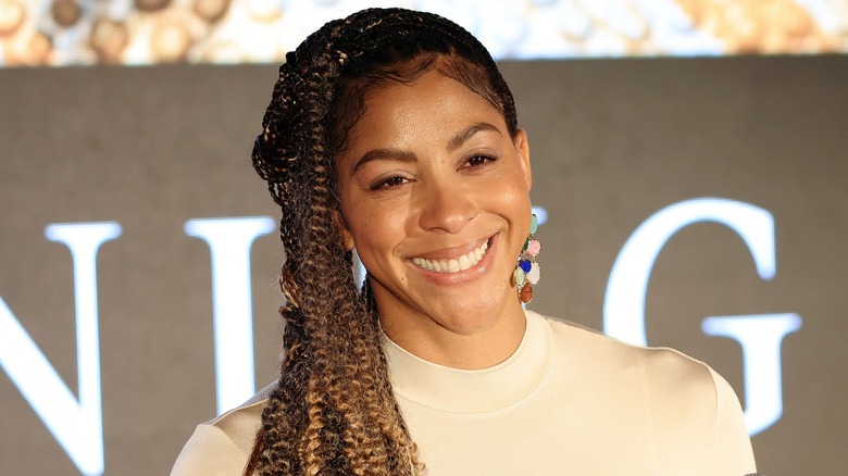 Candace Parker smiling on red carpet