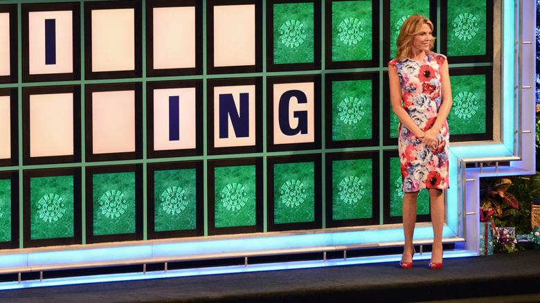 Vanna White standing