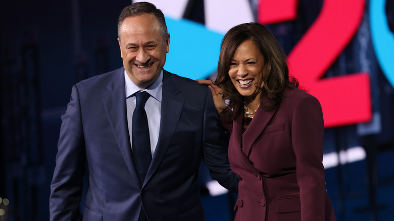 Doug Emhoff, Kamala Harris laughing