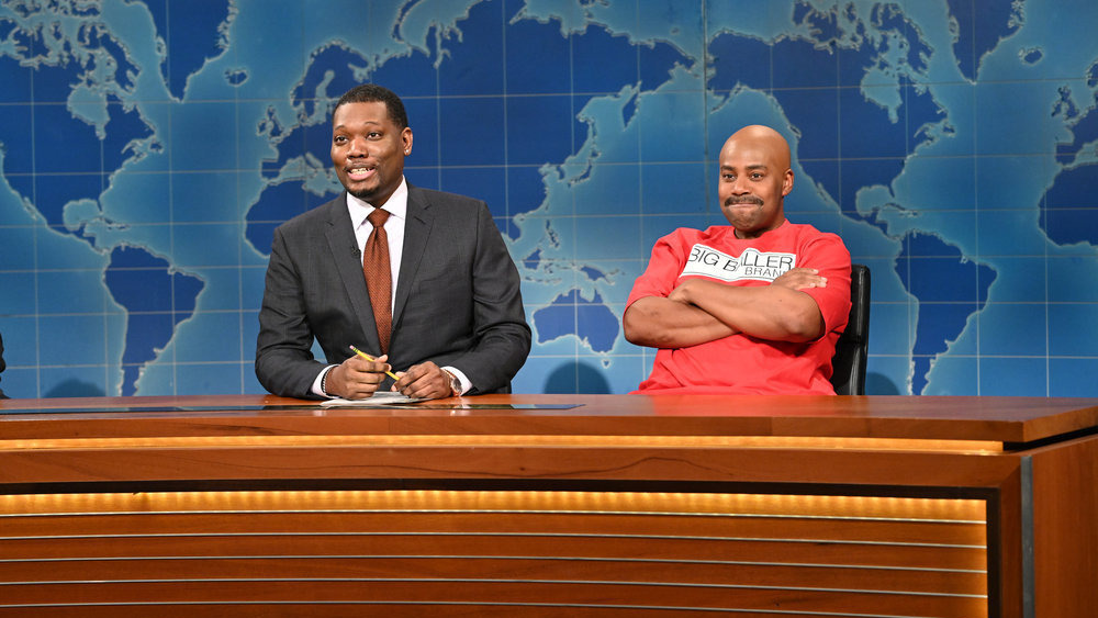 Michael Che and Kenan Thompson on SNL