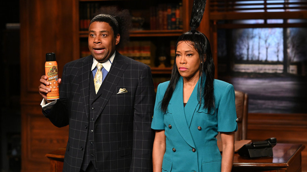 Kenan Thompson and Regina King on SNL