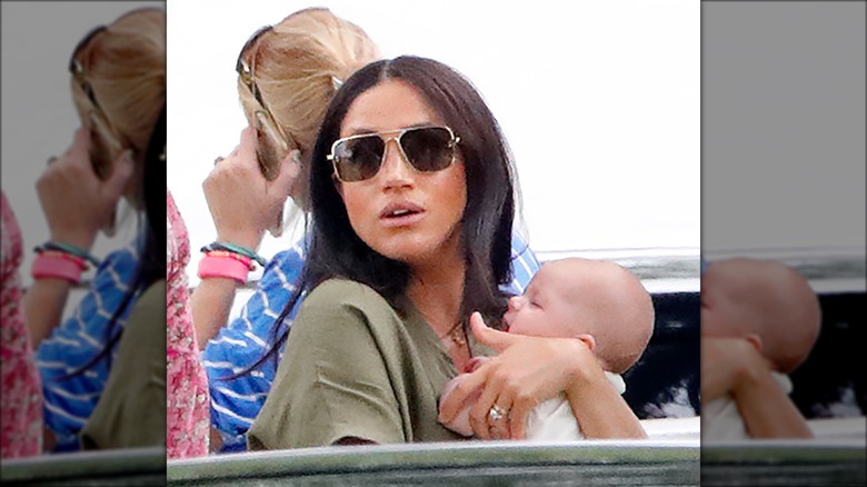 Meghan Markle with son Archie