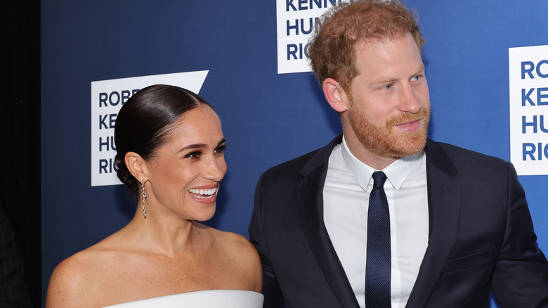 Prince Harry and Meghan Markle in 2022