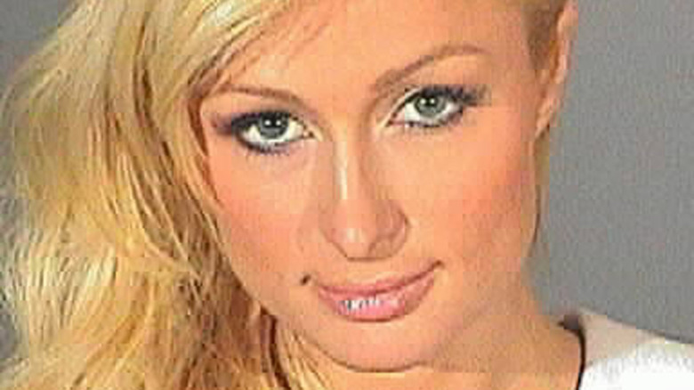 Paris Hilton mugshot 