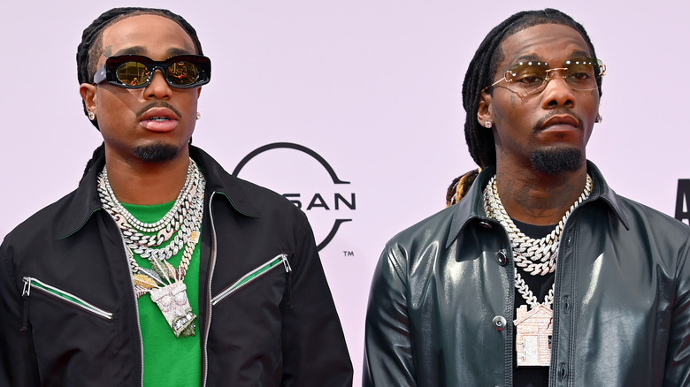 Quavo and Offset at the 2021 BET Awards