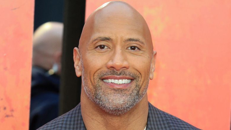  Dwayne Johnson attends the European Premiere of 'Rampage' in 2018