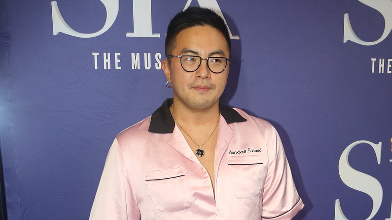 Bowen Yang at opening night for Broadway musical "Six"