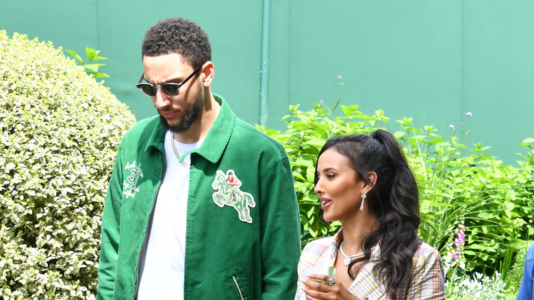 Ben Simmons and Maya Jama