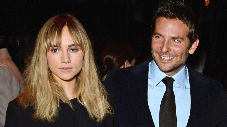 Suki Waterhouse with Bradley Cooper