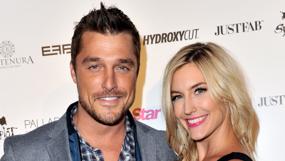 Chris Soules and Whitney Bischoff posing