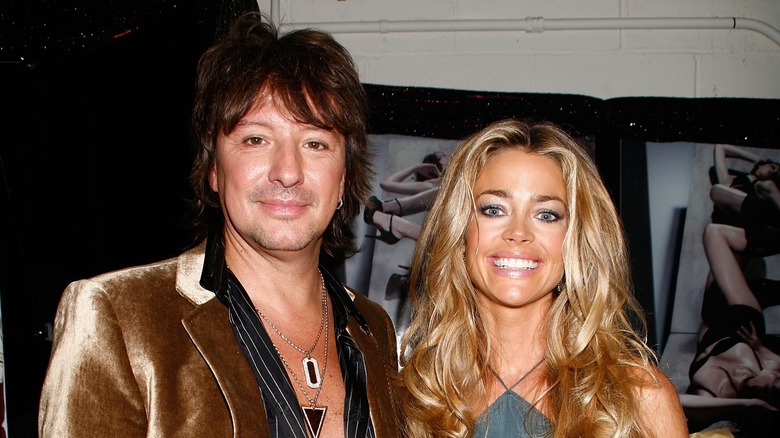 Richie Sambora and Denise Richards posing together