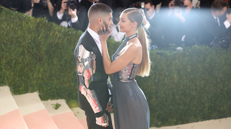 Zayn Malik and Gigi Hadid smiling