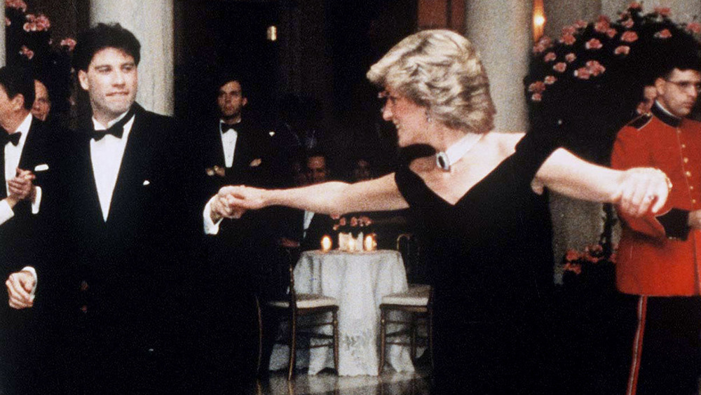 John Travolta dances with Princess Diana in 1985