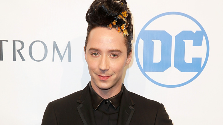 Johnny Weir posing