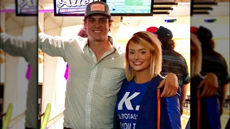 Kathryn Dennis and Shep Rose bowling