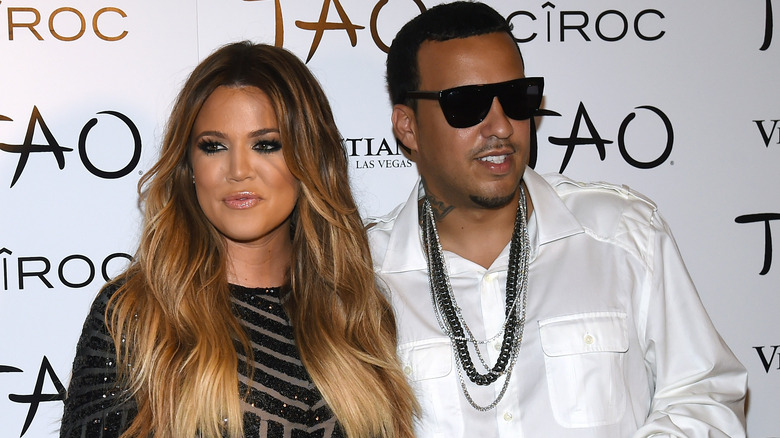 Khloe Kardashian and French Montana in 2014