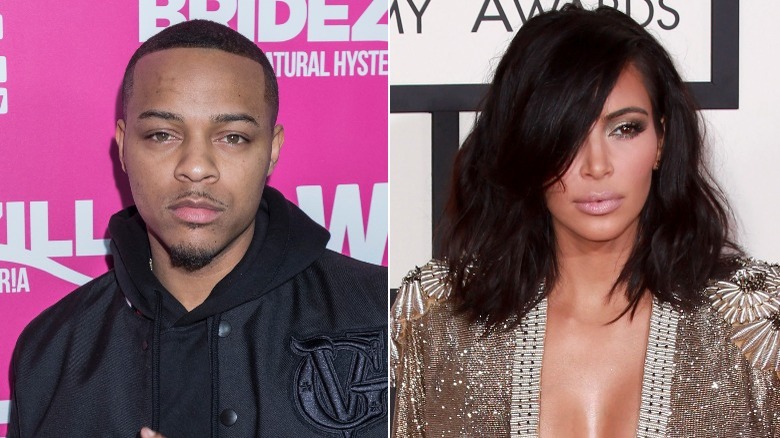 Bow Wow and Kim Kardashian side by side