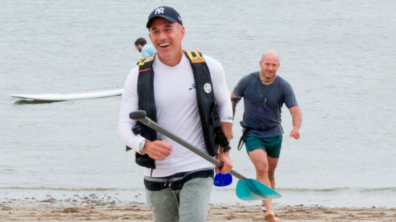 att Lauer attends the 2018 Hamptons Paddle and Party for Pink on August 4, 2018