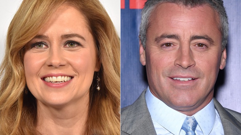 Jenna Fischer and Matt LeBlanc side by side