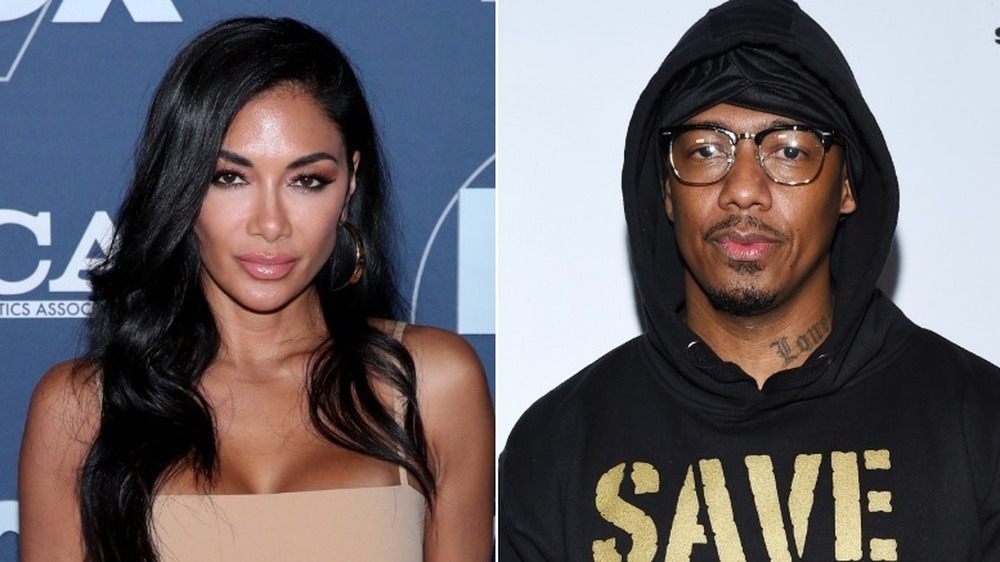 Nicole Scherzinger and Nick Cannon side-by-side