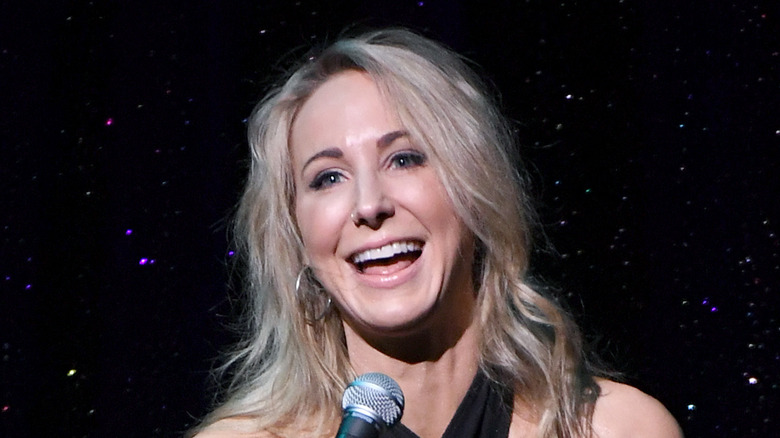 Nikki Glaser performing in Vegas