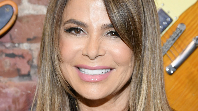 Paula Abdul smiling