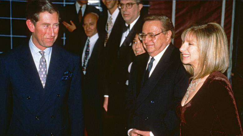 Prince Charles meeting Barbra Streisand 1994