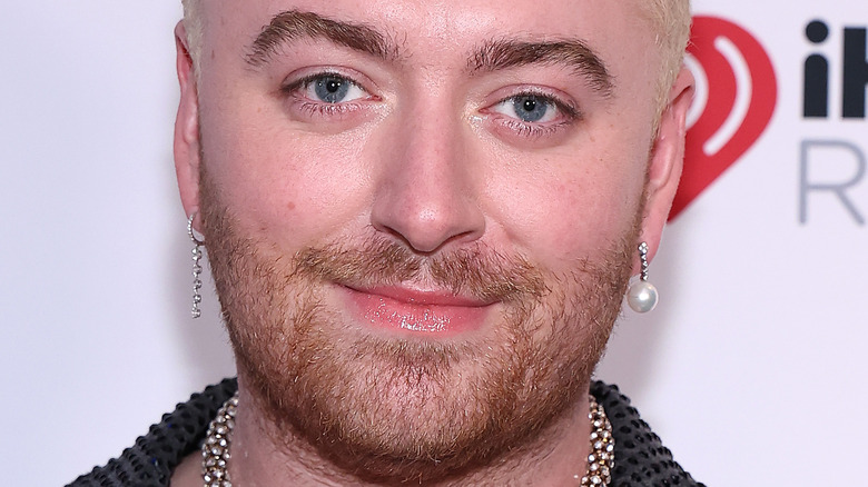 Sam Smith earrings beard