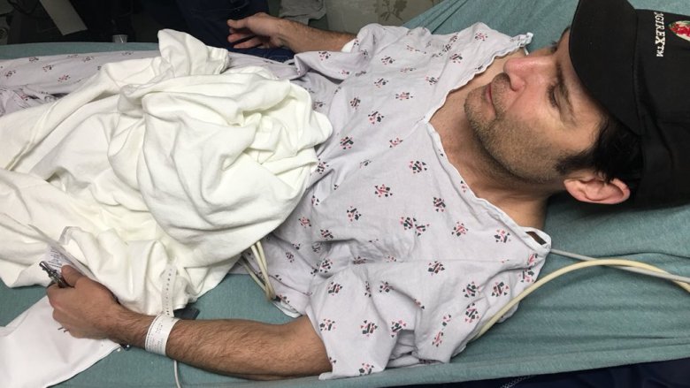 Corey Feldman in the hospital