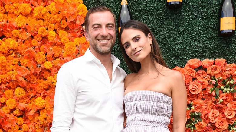 Mason Morfit and Jordana Brewster smiling