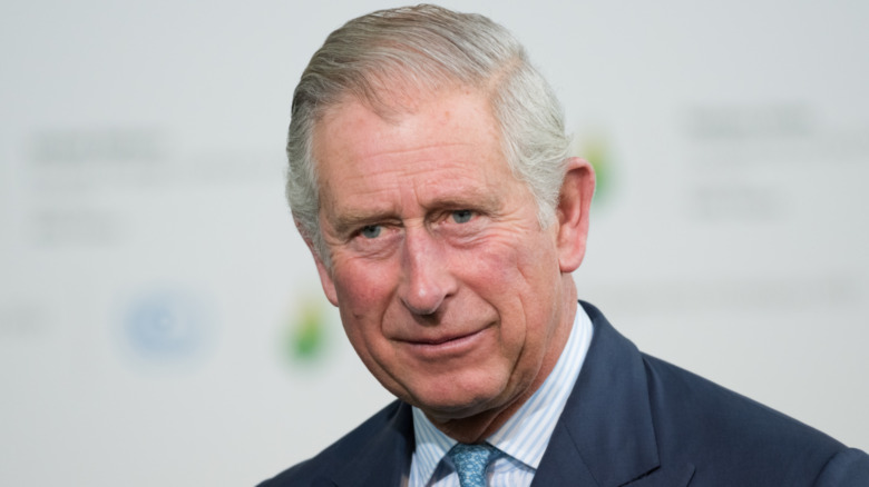 Prince Charles smirking