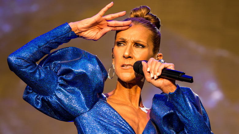 Celine Dion singing