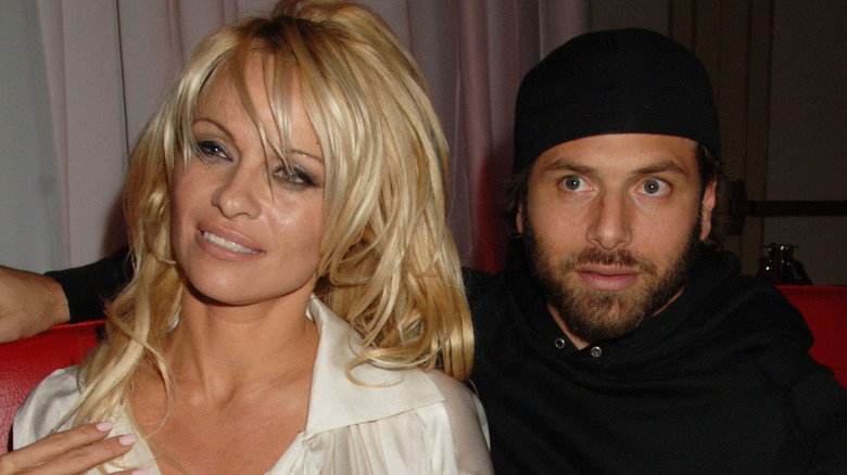 Rick Salomon and Pamela Anderson photographed out