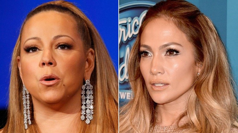 Mariah Carey and Jennifer Lopez on American Idol