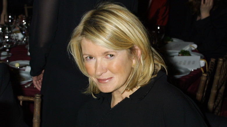 Martha Stewart smirking 