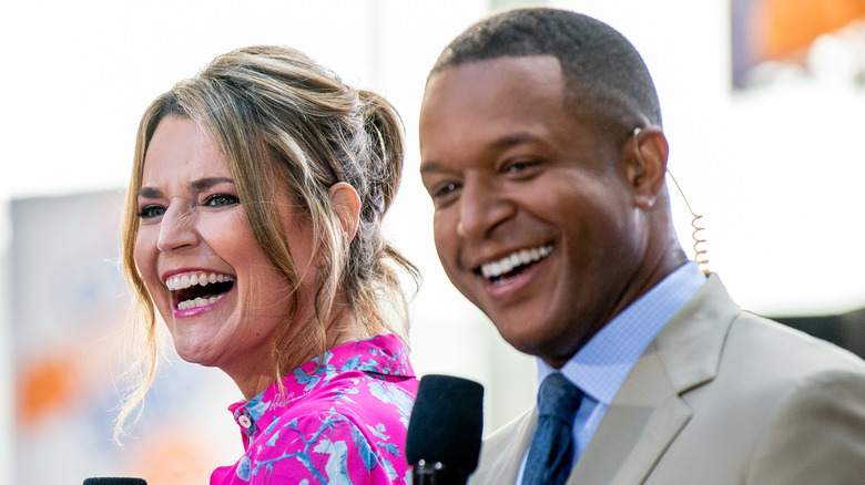 Savannah Guthrie and Craig Melvin on "Today"