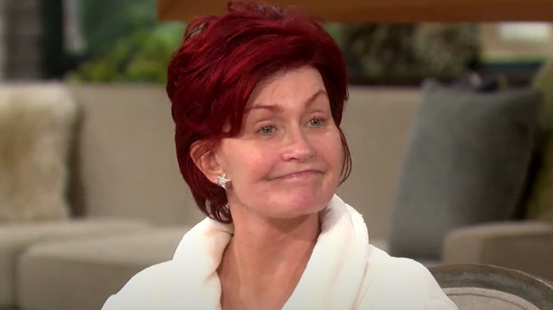 Sharon Osbourne wearing no makeup