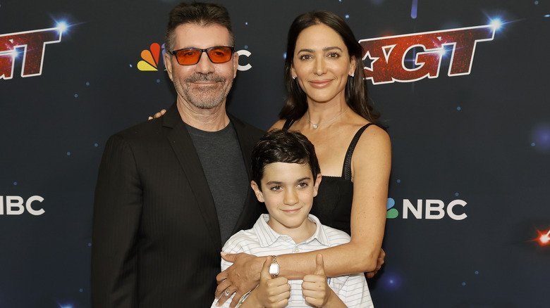 Simon Eric Cowell with family