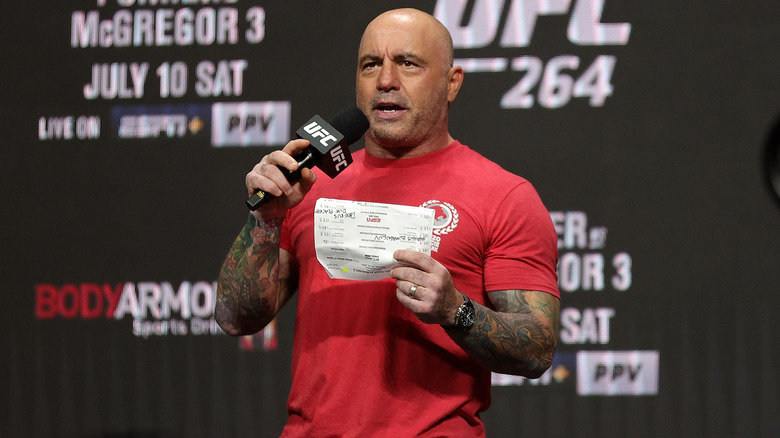 Joe Rogan at a UFC fight