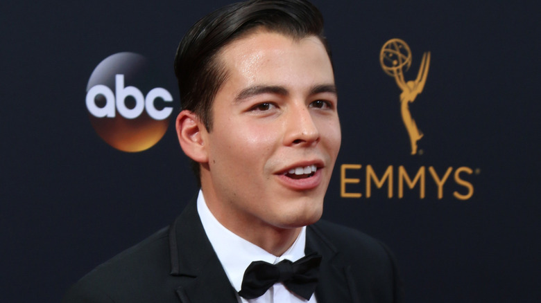 Manolo Gonzalez Vergara in a tux at the Emmy awards