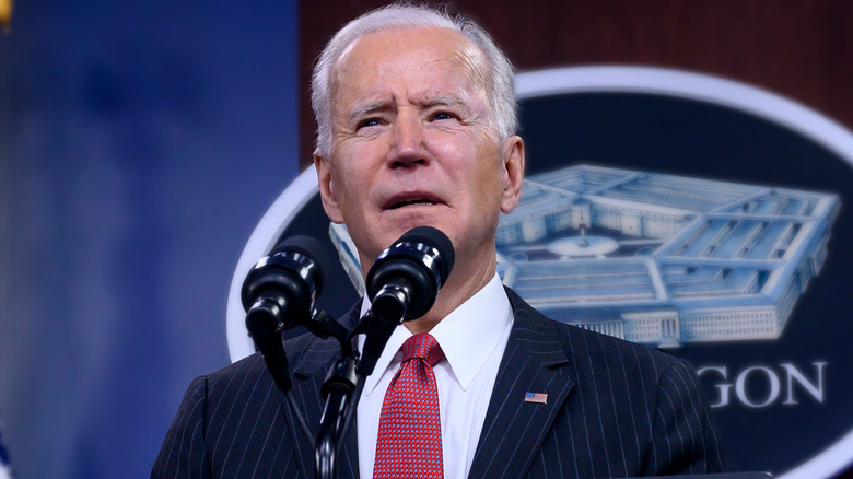 President Joe Biden speaking