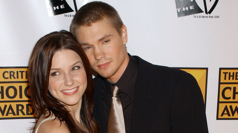 Sophia Bush and Chad Michael Murray smiling