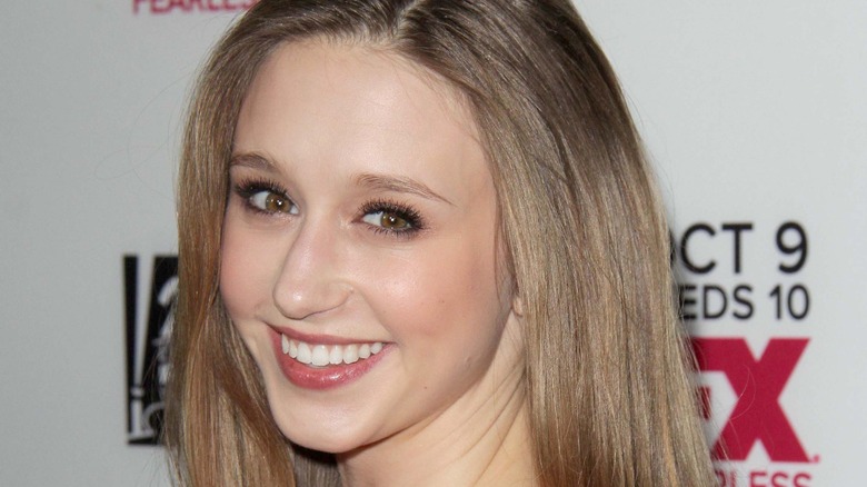 Taissa Farmiga smiling