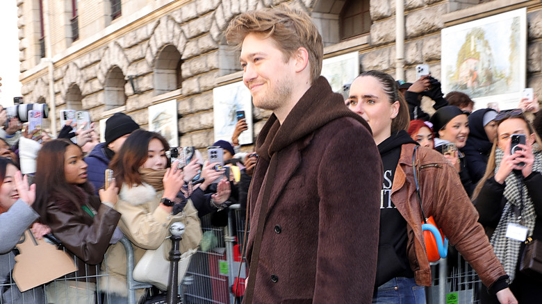 Joe Alwyn at Loewe fashion show